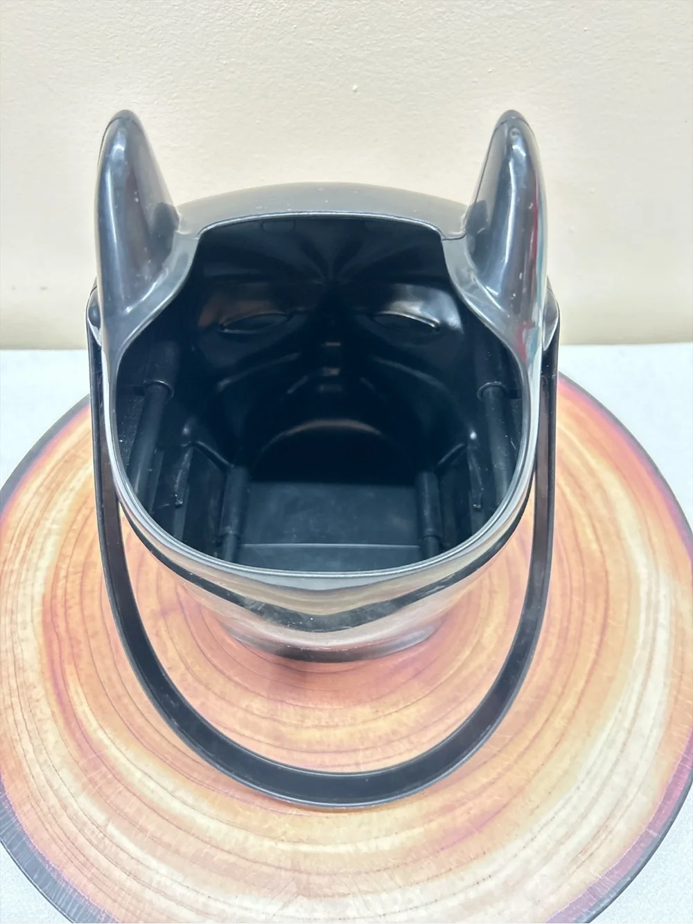 Batman Halloween Candy Bucket Basket Rubies DC Comics Mask Costume Decor Lot